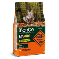 Сухой беззерновой корм Monge Dog Be Wild Gr.Free для собак, с уткой, 2.5 кг Сухой беззерновой корм Monge Dog Be Wild Gr.Free для собак, с уткой, 2.5 кг