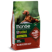 Сухой беззерновой корм Monge Dog Be Wild Gr.Free для собак, с ягненком, 2.5 кг Сухой беззерновой корм Monge Dog Be Wild Gr.Free для собак, с ягненком, 2.5 кг