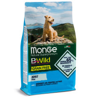 Сухий беззерновий корм Monge Dog Be Wild Gr.Free Mini для собак малих порід, з анчоусом, 2.5 кг Сухий беззерновий корм Monge Dog Be Wild Gr.Free Mini для собак малих порід, з анчоусом, 2.5 кг