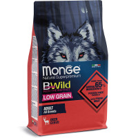 Сухий низькозерновий корм Monge Dog Be Wild Low Grain для собак, з олениною, 2.5 кг Сухий низькозерновий корм Monge Dog Be Wild Low Grain для собак, з олениною, 2.5 кг