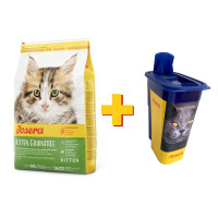 Сухий корм Josera Kitten Grainfree для кошенят, для вагітних і лактуючих кішок, з куркою, 10 кг, контейнер у подарунок Сухий корм Josera Kitten Grainfree для кошенят, для вагітних і лактуючих кішок, з куркою, 10 кг, контейнер у подарунок