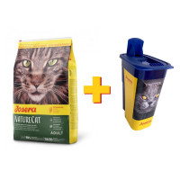 Сухий корм Josera Adult NatureCat для молодих кішок від 6 місяців, з бататом, рисом і травами, 10 кг, контейнер у подарунок Сухий корм Josera Adult NatureCat для молодих кішок від 6 місяців, з бататом, рисом і травами, 10 кг, контейнер у подарунок