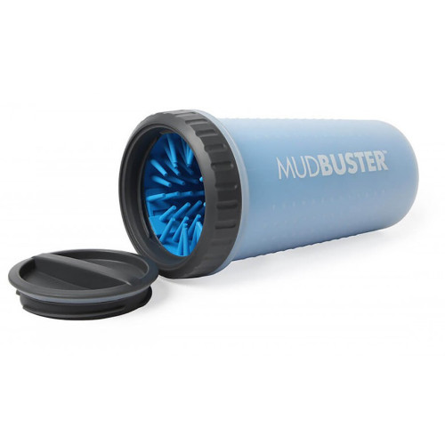 Лапомийка DEXAS MudBuster велика з кришкою, для собак, висота 22 см, діаметр 12 см, блакитна