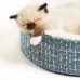 Ліжко Petkit Deep Sleep Cat Bed для котів, синій, 41×41×10 см