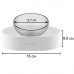 Миска Petkit Fresh Nano Pet Cat One Bowl Stand скляна на підставці, для котів, біла, 480 мл
