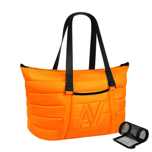 Сумка-переноска AiryVest для кошек и собак мелких пород, нейлон, оранжевый, 38×29×21 см