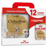 Сухой корм Royal Canin Chihuahua Adult для чихуахуа, 3 кг + 12 паучей в подарок Сухой корм Royal Canin Chihuahua Adult для чихуахуа, 3 кг + 12 паучей в подарок