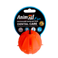 Іграшка AnimAll Fun для собак, м'яч Вкусняшка, 5 см, помаранчева Іграшка AnimAll Fun для собак, м'яч Вкусняшка, 5 см, помаранчева