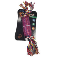 Іграшка AnimAll GrizZzly дентал, Тунель з канатом, для собак, 23.3×4 см Іграшка AnimAll GrizZzly дентал, Тунель з канатом, для собак, 23.3×4 см