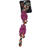 Іграшка AnimAll GrizZzly дентал, Сова-2 з канатом, для собак, 28×5 см Іграшка AnimAll GrizZzly дентал, Сова-2 з канатом, для собак, 28×5 см