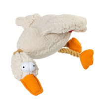 Игрушка GiGwi Catch & fetch, для собак, утка с пищалкой, текстиль, 36 см Игрушка GiGwi Catch & fetch, для собак, утка с пищалкой, текстиль, 36 см