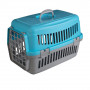 Переноска AnimAll CNR-102 для кошек и собак, серо-голубая, 48.5×32.5×32.5 см