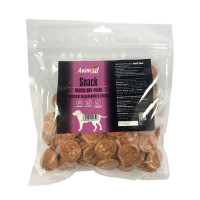 Лакомство AnimAll Snack лососевые медальоны с треской, для собак, 500 г