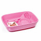 Комплект Georplast Welcome Starter Kit For Kitten для кошенят, 37×27×8.5 см, рожевий