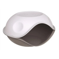 Домик-пещера Georplast Duck Plain для кошек и собак, 57×48×32 см, серый Домик-пещера Georplast Duck Plain для кошек и собак, 57×48×32 см, серый