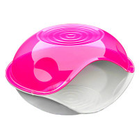 Домик-пещера Georplast Transparent для кошек и собак, 57×48×32 см, розовый Домик-пещера Georplast Transparent для кошек и собак, 57×48×32 см, розовый