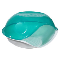 Домик-пещера Georplast Transparent для кошек и собак, 57×48×32 см, зелёный Домик-пещера Georplast Transparent для кошек и собак, 57×48×32 см, зелёный