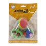 Набор мячиков AnimAll Fun Cat в ассортименте, для кошек,  3 шт