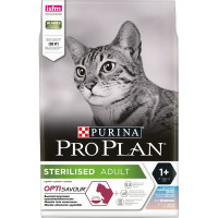 Сухий корм Purina ProPlan Sterilised Senses для кастрованих котів, з тріскою та фореллю, 3 кг Сухий корм Purina ProPlan Sterilised Senses для кастрованих котів, з тріскою та фореллю, 3 кг