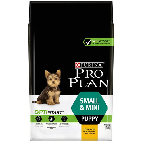 Сухий корм Purina Pro Plan Puppy Small&Mini Optistart для цуценят малих порід, з куркою, 7 кг
