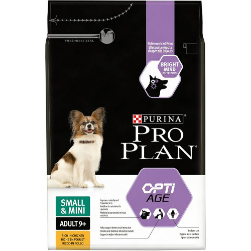 Сухий корм Purina Pro Plan Small&Mini Adult 9+ для собак малих порід старше дев'яти років, з куркою, 7 кг