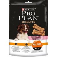 Печиво Purina ProPlan Biscuits для дорослих собак, лосось з рисом, 400 г Печиво Purina ProPlan Biscuits для дорослих собак, лосось з рисом, 400 г