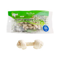 Жувальні ласощі Petz Route Teeth White Gum, кістка для чищення зубів, для собак, SS, 5×88 г Жувальні ласощі Petz Route Teeth White Gum, кістка для чищення зубів, для собак, SS, 5×88 г