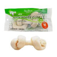 Жувальні ласощі Petz Route Teeth White Gum, кістка для чищення зубів, для собак, M, 1×114 г Жувальні ласощі Petz Route Teeth White Gum, кістка для чищення зубів, для собак, M, 1×114 г
