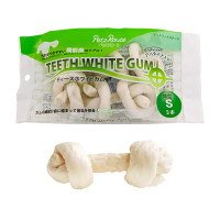 Жувальні ласощі Petz Route Teeth White Gum, кістка для чищення зубів, для собак, S, 3×95 г Жувальні ласощі Petz Route Teeth White Gum, кістка для чищення зубів, для собак, S, 3×95 г