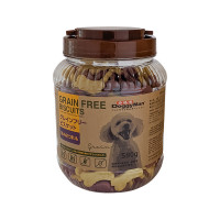Ласощі DoggyMan Biscuits Purple sweet potato&sweet potato, беззерновий бісквіт, з бататом для собак, 580 г Ласощі DoggyMan Biscuits Purple sweet potato&sweet potato, беззерновий бісквіт, з бататом для собак, 580 г