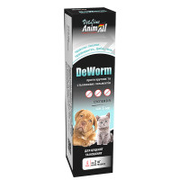 Суспензия AnimAll VetLine DeWorm антигельминтный препарат для щенков и котят, 5 мл Суспензия AnimAll VetLine DeWorm антигельминтный препарат для щенков и котят, 5 мл