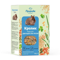 Корм Природа Кролик для довгошерстих кроликів, з біотином, 500 г Корм Природа Кролик для довгошерстих кроликів, з біотином, 500 г