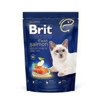 Сухий корм Brit Premium By Nature для дорослих котів, з лососем, 800 г Сухий корм Brit Premium By Nature для дорослих котів, з лососем, 800 г