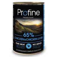 Влажный корм Profine Dog для собак, с курицей и куриной печенкой, 400 г Влажный корм Profine Dog для собак, с курицей и куриной печенкой, 400 г