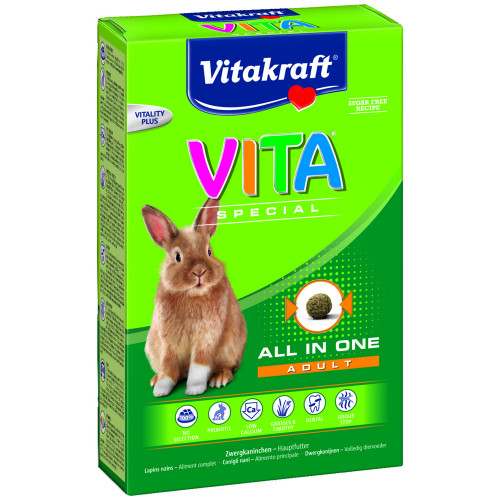 Корм Vitakraft VITA Special для дорослих кроликів, 600 г