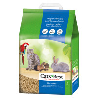 Деревний наповнювач Cat's Best Universal для домашніх тварин, 11 кг (20 л) Деревний наповнювач Cat's Best Universal для домашніх тварин, 11 кг (20 л)