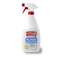 Спрей 8in1 Nature`s Miracle No More Spraying для котів, антигадин та видалення запахів, 710 мл Спрей 8in1 Nature`s Miracle No More Spraying для котів, антигадин та видалення запахів, 710 мл