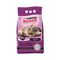 Бентонитовый наполнитель Super Benek Compact для кошачьего туалета, с ароматом лаванды, 10 л Бентонитовый наполнитель Super Benek Compact для кошачьего туалета, с ароматом лаванды, 10 л