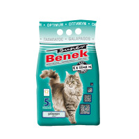 Бентонітовий наповнювач Super Benek Optimum для котячого туалету, з ароматом морської свіжості, 5 л Бентонітовий наповнювач Super Benek Optimum для котячого туалету, з ароматом морської свіжості, 5 л