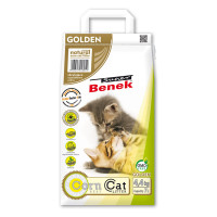 Кукурудзяний наповнювач Super Benek Gold Corn для котячого туалету, без аромату, 7 л Кукурудзяний наповнювач Super Benek Gold Corn для котячого туалету, без аромату, 7 л