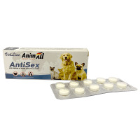 Таблетки AnimAll VetLine AntiSex для собак і котів, 10 таб Таблетки AnimAll VetLine AntiSex для собак і котів, 10 таб