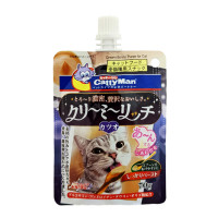 Рідкі ласощі CattyMan Creamy Bonito для котів, вершкове пюре з макрелью, 70 г Рідкі ласощі CattyMan Creamy Bonito для котів, вершкове пюре з макрелью, 70 г
