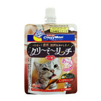 Рідкі ласощі CattyMan Creamy Salmon для котів, вершкове пюре з лососем, 70 г Рідкі ласощі CattyMan Creamy Salmon для котів, вершкове пюре з лососем, 70 г