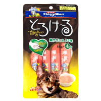 Рідкі ласощі CattyMan Tuna&Salmon для котів, тунець з лососем, 4 шт × 16 г Рідкі ласощі CattyMan Tuna&Salmon для котів, тунець з лососем, 4 шт × 16 г