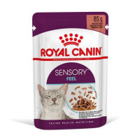 Влажный корм Royal Canin Sensory Feel Gravy для привередливых кошек, кусочки в соусе, 85 г Влажный корм Royal Canin Sensory Feel Gravy для привередливых кошек, кусочки в соусе, 85 г