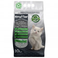 Бентонитовый наполнитель Kitty Max для кошачьего туалета, с ароматом алоэ вера, белый, 10 л