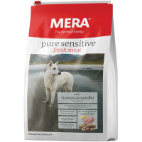 Сухий корм Mera Pure Sensitive Adult Truthahn&Kartoffel для дорослих собак, з індичкою та картоплею, 1 кг Сухий корм Mera Pure Sensitive Adult Truthahn&Kartoffel для дорослих собак, з індичкою та картоплею, 1 кг