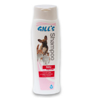 Шампунь GILL'S Бейбі, для кошенят і цуценят, нешкідливий для очей з ультрафіолетовим захистом, 200 мл Шампунь GILL'S Бейбі, для кошенят і цуценят, нешкідливий для очей з ультрафіолетовим захистом, 200 мл