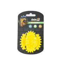Игрушка AnimAll GrizZzly мультифункциональный мяч, для собак, 7.5 см, жёлтая Игрушка AnimAll GrizZzly мультифункциональный мяч, для собак, 7.5 см, жёлтая