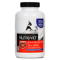 Таблетки Nutri-Vet Joint Health DS Plus MSM з глюкозаміном, хондроїтином, МСМ, марганцем для собак, 60 табл Таблетки Nutri-Vet Joint Health DS Plus MSM з глюкозаміном, хондроїтином, МСМ, марганцем для собак, 60 табл